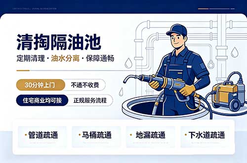博罗清掏隔油池